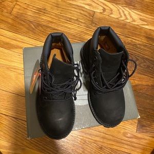 10C black Timberland boots